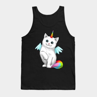 Cat unicorn Tank Top